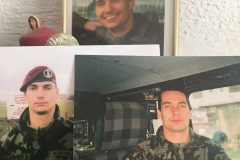 images of Boris in the Slovenian army